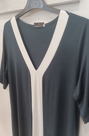 Vestido largo azul marino - Imagen 2