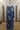 Vestido largo estampado corazones azul moda curvy - Imagen 1