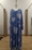 Vestido largo estampado corazones azul moda curvy - Imagen 1