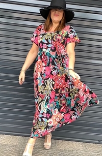 Vestido largo Greta moda curvy - Imagen 1