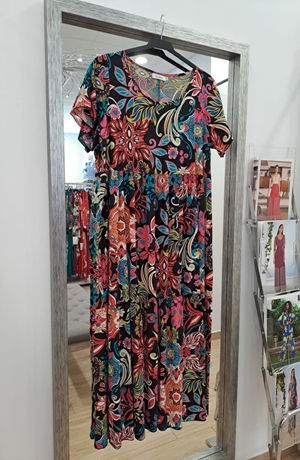 Vestido largo Greta moda curvy - Imagen 2