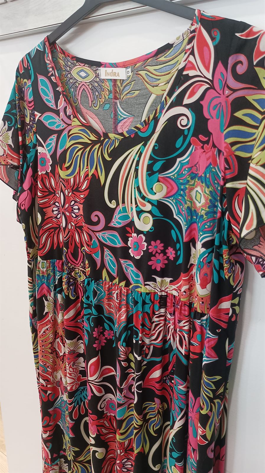 Vestido largo Greta moda curvy - Imagen 5