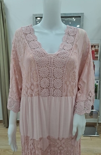 Vestido largo ibicenco moda curvy - Imagen 2