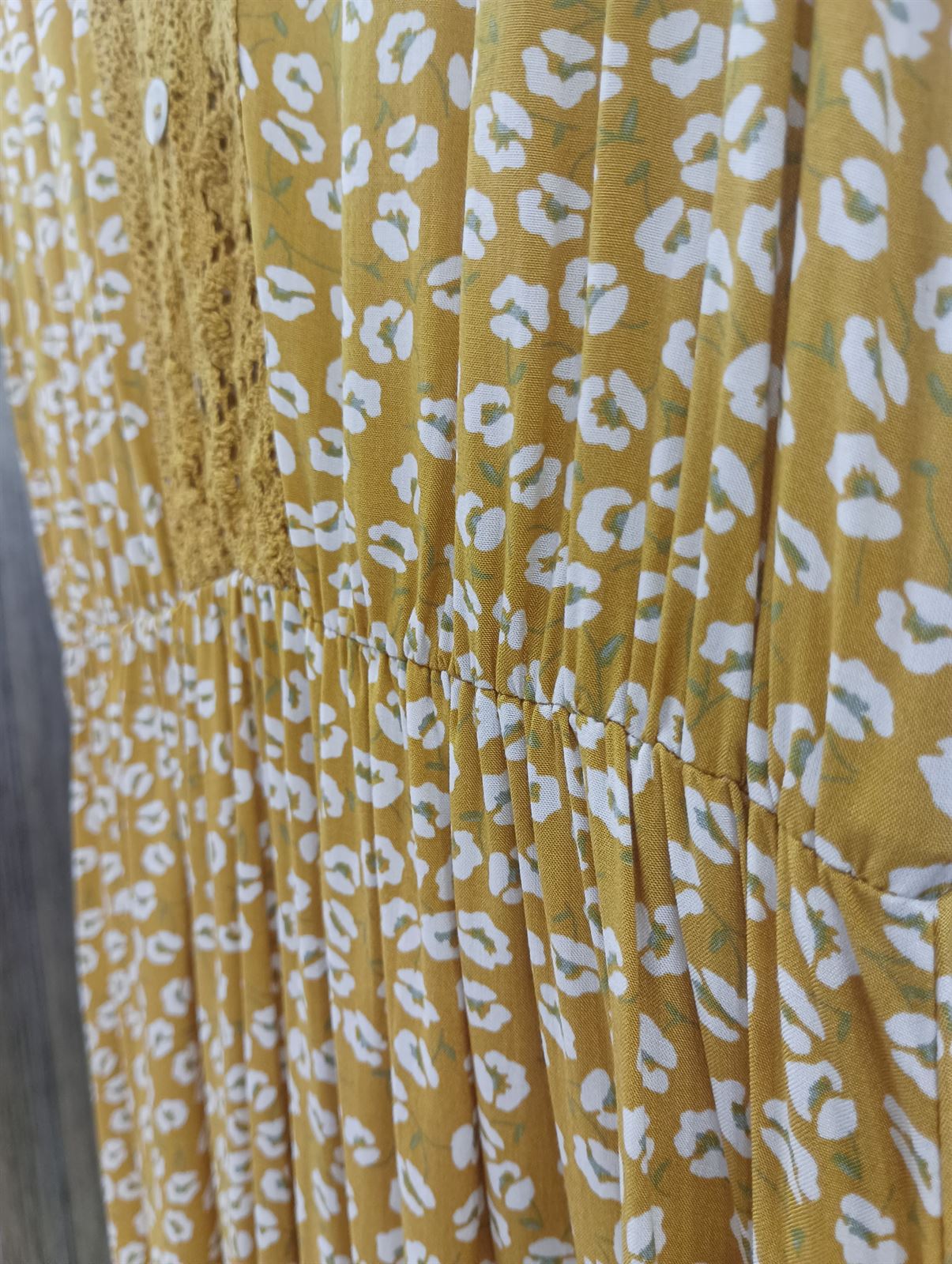 Vestido ocre Lidia - Imagen 5