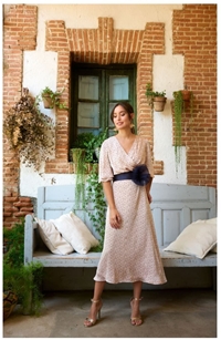 Vestido Vilasi topos - Imagen 2